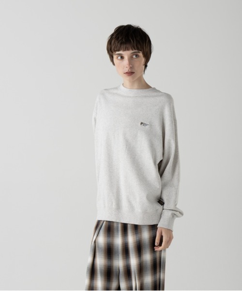 PENDLETON(ペンドルトン)の「ロゴEMB・クルー・スウェット(スウェット・メンズ・杢グレー/アイボリー/ブラック/コーラル/ミント・MEDIUM/LARGE/X-LARGE/SMALL)」の3枚目の写真