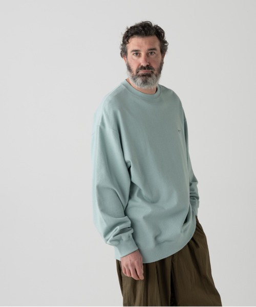 PENDLETON(ペンドルトン)の「ロゴEMB・クルー・スウェット(スウェット・メンズ・杢グレー/アイボリー/ブラック/コーラル/ミント・MEDIUM/LARGE/X-LARGE/SMALL)」の1枚目の写真