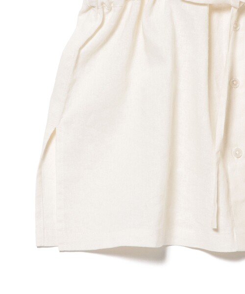 BEAMS HEART(ビームスハート)の「麻混 ウエスト ドロスト シャツ(シャツ/ブラウス・レディース・その他/オフホワイト/レッド・FREE)」の11枚目の写真