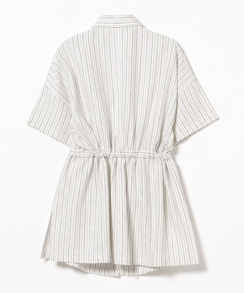 BEAMS HEART(ビームスハート)の「麻混 ウエスト ドロスト シャツ(シャツ/ブラウス・レディース・その他/オフホワイト/レッド・FREE)」の22枚目の写真