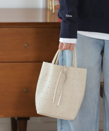 MARLON FIRENZE（マーロンフィレンツェ）の「《追加7》［26SS新作］【MARLON FIRENZE/マルロン】MARLON SHOPPER MINI STUDS（ショルダーバッグ）」