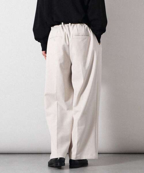 CRAFT STANDARD BOUTIQUE(クラフトスタンダードブティック)の「TRワイドチノパンツ(その他パンツ・メンズ・ブラック/アイボリー・L/M/S)」の6枚目の写真