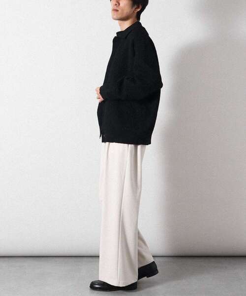 CRAFT STANDARD BOUTIQUE(クラフトスタンダードブティック)の「TRワイドチノパンツ(その他パンツ・メンズ・ブラック/アイボリー・L/M/S)」の8枚目の写真