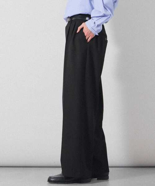 CRAFT STANDARD BOUTIQUE(クラフトスタンダードブティック)の「TRワイドチノパンツ(その他パンツ・メンズ・ブラック/アイボリー・L/M/S)」の11枚目の写真