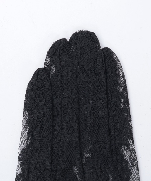 axes femme（アクシーズファム）の「巻きバラレースグローブ（手袋・レディース・ブラック/ホワイト・FREE）」の12枚目の写真