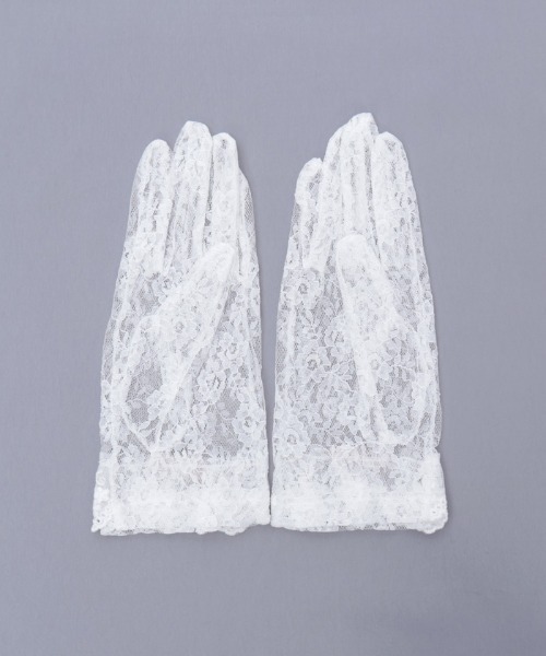 axes femme（アクシーズファム）の「巻きバラレースグローブ（手袋・レディース・ブラック/ホワイト・FREE）」の16枚目の写真