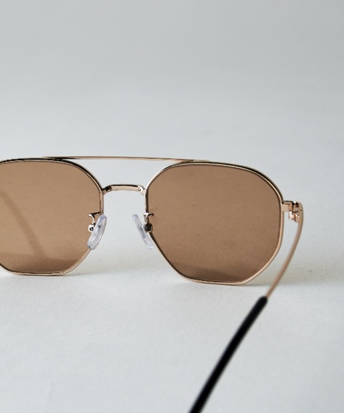 Lui's（ルイス）の「アビエイターサングラス（サングラス・メンズ・ゴールド/シルバー系その他/シルバー・FREE）」の8枚目の写真