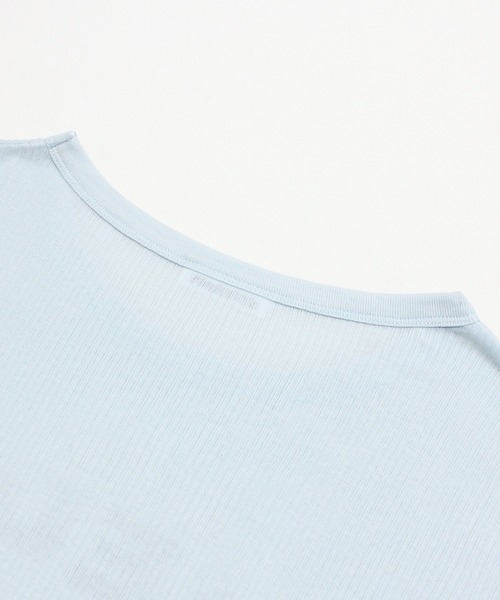 RNA(アールエヌエー)の「M2625 SnagダメージロンT(Tシャツ/カットソー・レディース・サックスブルー/ホワイト/ピンク・MEDIUM)」の22枚目の写真