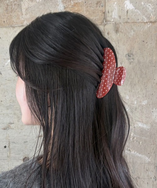 LOWRYS FARM（ローリーズファーム）の「ガラバンス　645111（ヘアゴム・レディース・ネイビー/ブラウン系8/ブラック/ブラウン系6・FREE）」の3枚目の写真