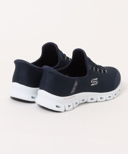 SKECHERS(スケッチャーズ)の「《SKECHERS》GLIDE-STEP-PURSUIT(スニーカー・レディース・ブラック×ブラック/ネイビー・23.0cm/23.5cm/24.0cm/24.5cm/25.0cm/22.5cm)」の3枚目の写真