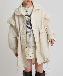 w closet | フリルモッズコート(ブルゾン)