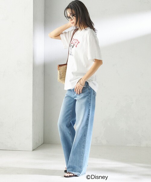 GOOD ROCK SPEED(グッドロックスピード)の「【SHIPS別注】GOOD ROCK SPEED:MICKEY / TEE(Tシャツ/カットソー・レディース・ダークグレー/ベージュ/ネイビー/ホワイト/ブラウン/チャコールグレー/ホワイト系・ONE SIZE)」の19枚目の写真