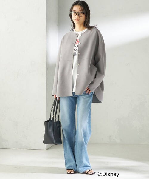 GOOD ROCK SPEED(グッドロックスピード)の「【SHIPS別注】GOOD ROCK SPEED:MICKEY / TEE(Tシャツ/カットソー・レディース・ダークグレー/ベージュ/ネイビー/ホワイト/ブラウン/チャコールグレー/ホワイト系・ONE SIZE)」の21枚目の写真