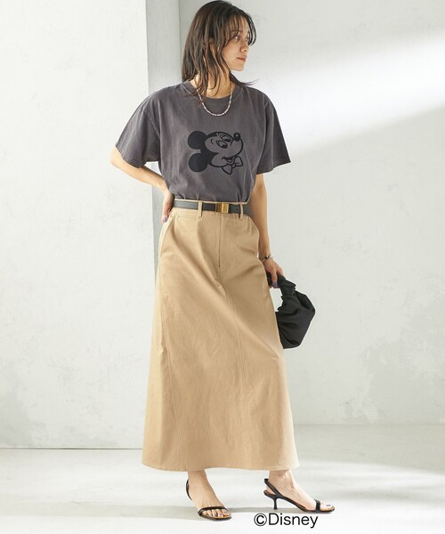 GOOD ROCK SPEED（グッドロックスピード）の「【SHIPS別注】GOOD ROCK SPEED:MICKEY / TEE（Tシャツ/カットソー・レディース・ダークグレー/ベージュ/ネイビー/ホワイト/ブラウン/チャコールグレー/ホワイト系・ONE SIZE）」の10枚目の写真