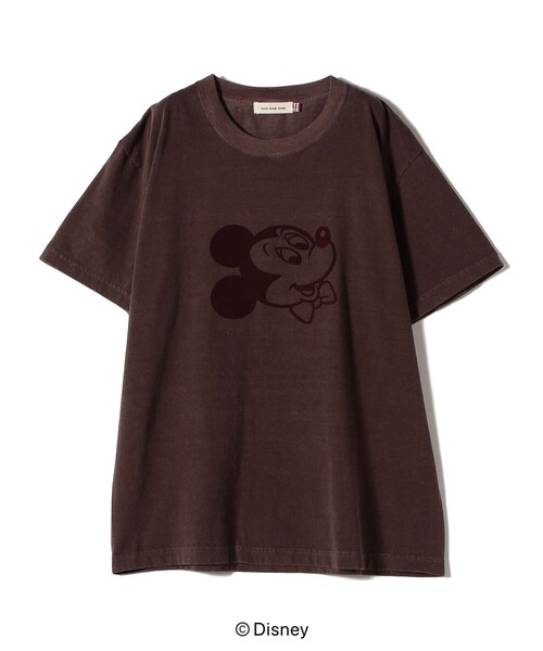 GOOD ROCK SPEED(グッドロックスピード)の「【SHIPS別注】GOOD ROCK SPEED:MICKEY / TEE(Tシャツ/カットソー・レディース・ダークグレー/ベージュ/ネイビー/ホワイト/ブラウン/チャコールグレー/ホワイト系・ONE SIZE)」の10枚目の写真