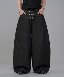 WISH FOR EVER(�E�B�b�V���t�H�[�G�o�[)�́y 2color / 3size �z13OZ FIREMAN RIGID CURVE DENIM(�f�j���p���c)