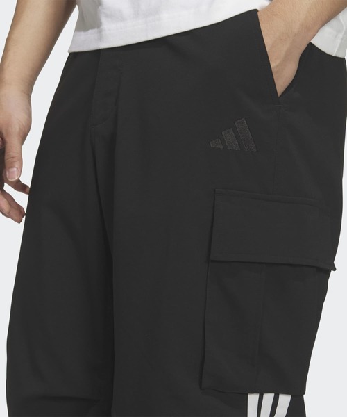 adidas（アディダス）の「ルーズフィット ライト ウーブン カーゴポケット ストレートレッグ パンツ / アディダス adidas　カーゴパンツ（カーゴパンツ・メンズ・ブラック/カーキ・XX-LARGE/X-SMALL/3XL/SMALL/MEDIUM/LARGE/X-LARGE）」の4枚目の写真