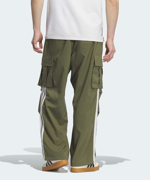 adidas（アディダス）の「ルーズフィット ライト ウーブン カーゴポケット ストレートレッグ パンツ / アディダス adidas　カーゴパンツ（カーゴパンツ・メンズ・ブラック/カーキ・XX-LARGE/X-SMALL/3XL/SMALL/MEDIUM/LARGE/X-LARGE）」の7枚目の写真