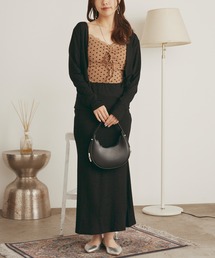 H.TOKYO（エイチトウキョウ）の「クロップドカーディガン×キャミソール×ナローフレアスカート 3ピース セットアップ（セットアップ）」