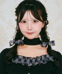 LAFARY（ラファリー）の「チェックリボン（バレッタ/ヘアクリップ）」