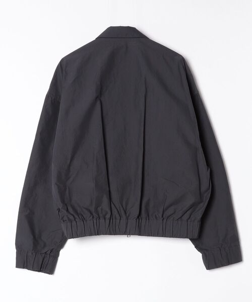 my beautiful landlet(マイビューティフルランドレット)の「【my beautiful landlet】Cotton×Recycled Nylon(ブルゾン・メンズ・ブラック/チャコールグレー/ネイビー・1)」の8枚目の写真