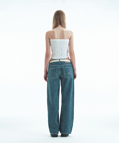 Rest&Recreation（レストアンドレクリエーション）の「RR PATTERN TUBE TOP - IVORY（Tシャツ/カットソー・レディース・その他・ONE）」の5枚目の写真