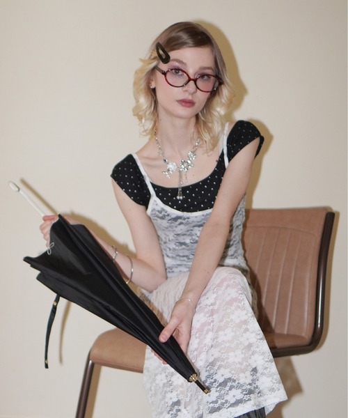 IMARI(イマリ)の「【 IMARI / イマリ 】 フラワー モチーフ チャーム チェーン ネックレス(ネックレス・レディース・シルバー・FREE)」の7枚目の写真