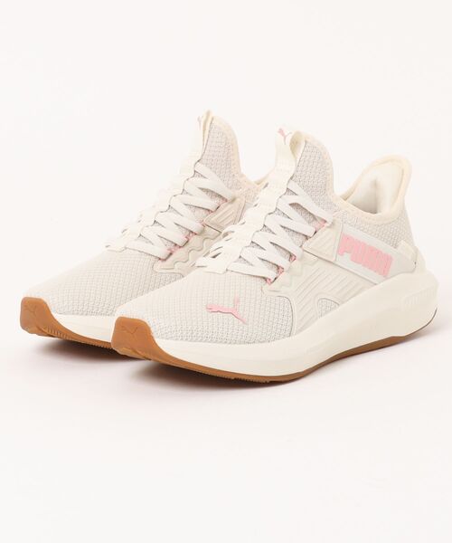 PUMA（プーマ）の「《PUMA》SOFTRIDE エンゾ 5 EASE IN ウィメンズ（スニーカー・レディース・ホワイト×パープル/ホワイト系その他/ブラック系その他/グレー系その他2/グレー系その他・23.0cm/23.5cm/24.0cm/24.5cm/25.0cm/22.5cm）」の2枚目の写真