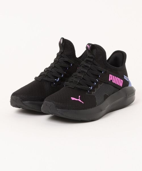 PUMA（プーマ）の「《PUMA》SOFTRIDE エンゾ 5 EASE IN ウィメンズ（スニーカー・レディース・ホワイト×パープル/ホワイト系その他/ブラック系その他/グレー系その他2/グレー系その他・23.0cm/23.5cm/24.0cm/24.5cm/25.0cm/22.5cm）」の3枚目の写真