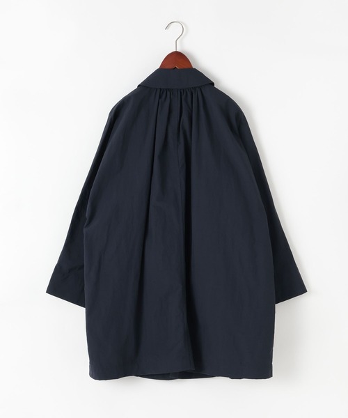 DANTON（ダントン）の「【DANTON(ダントン)】ナイロンステンカラーコート（ステンカラーコート・レディース・ネイビー/ベージュ・MEDIUM）」の3枚目の写真