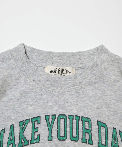MAKE YOUR DAY(メイクユアデイ)の「ファミリー子トラ半袖Tシャツ■80~140cm(Tシャツ/カットソー・キッズ・グレー/オフホワイト・110/80/90/100/120/130/140)」の15枚目の写真