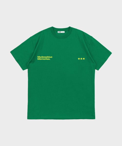 mydeepbluememories(マイディープブルーメモリーズ)の「Mm Symbol Logo T-Shirts (GREEN)(Tシャツ/カットソー・レディース・グリーン・SMALL/MEDIUM/LARGE)」の4枚目の写真