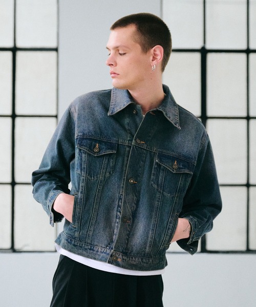 vintage wash denim jacket / ヴィンテージウォッシュデニムジャケット