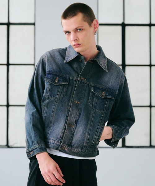 vintage wash denim jacket / ヴィンテージウォッシュデニムジャケット