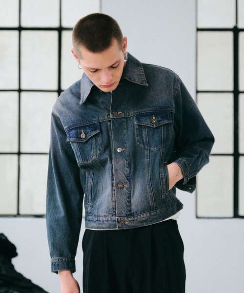 vintage wash denim jacket / ヴィンテージウォッシュデニムジャケット