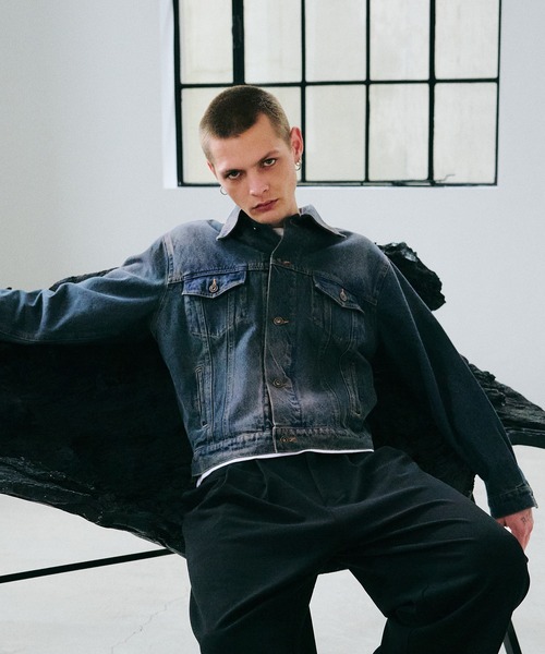 Regen Glanz（レーゲングランツ）の「vintage wash denim jacket
