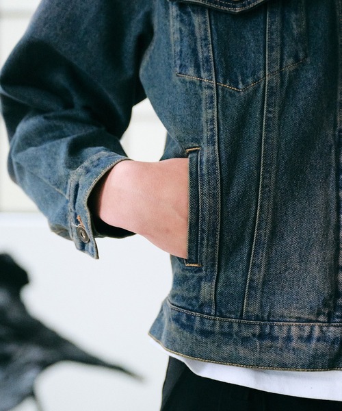 Regen Glanz（レーゲングランツ）の「vintage wash denim jacket