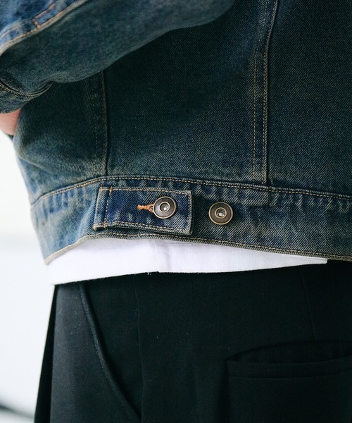 Regen Glanz（レーゲングランツ）の「vintage wash denim jacket