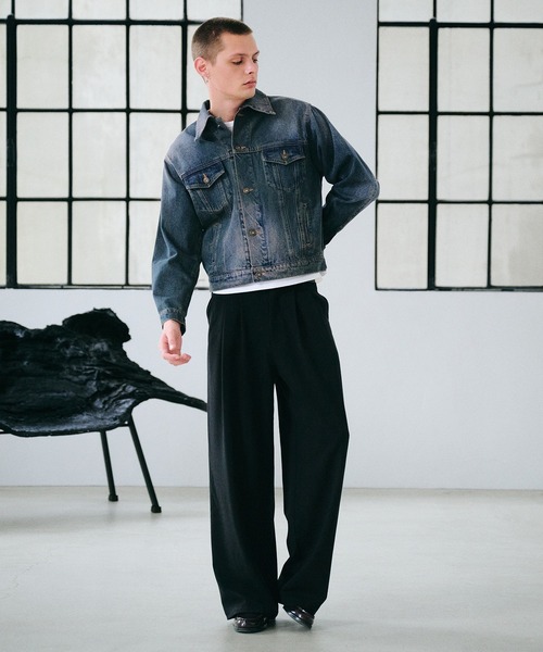 vintage wash denim jacket / ヴィンテージウォッシュデニムジャケット