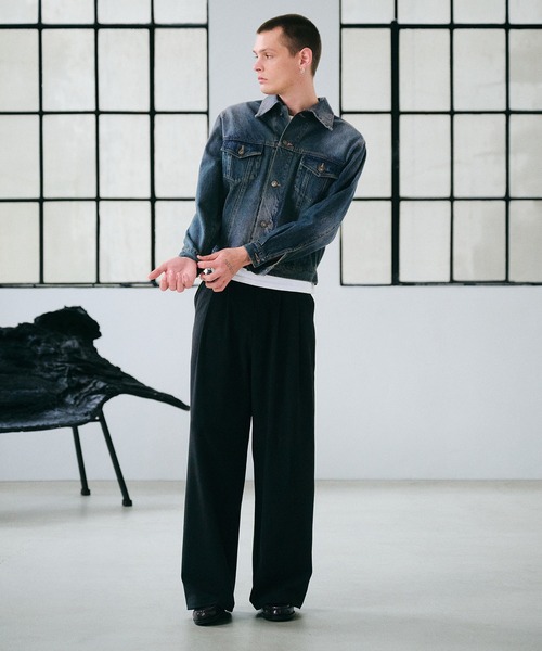 Regen Glanz(レーゲングランツ)の「vintage wash denim jacket / ヴィンテージウォッシュデニムジャケット(デニムジャケット・メンズ・インディゴブルー/グリーン・SMALL/MEDIUM/LARGE)」の17枚目の写真