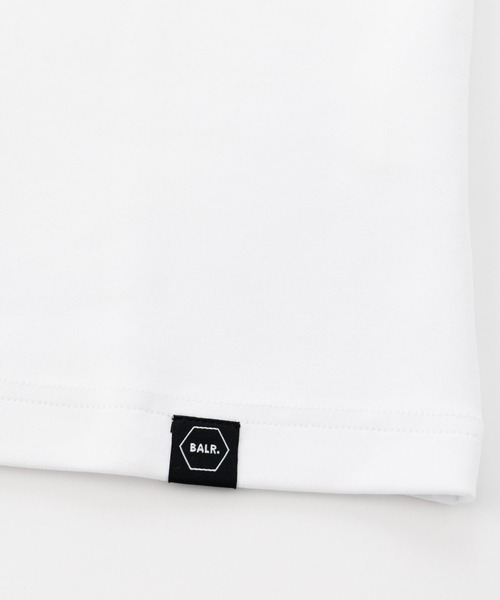 BALR.（ボーラー）の「JP LOGO T-SHIRT（Tシャツ/カットソー・メンズ・ブラック×ブルー/ホワイト×ブラック/ブラック×ホワイト・SMALL/MEDIUM/LARGE/X-LARGE）」の7枚目の写真
