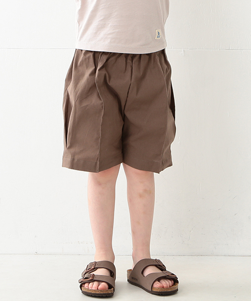 こども ビームス(コドモビームス)の「Au Clair De La Lune / ワイドショーツ (100~120cm)(その他パンツ・キッズ・ナチュラル/チャコールグレー/ピンク/バイオレット・110/100/120)」の1枚目の写真