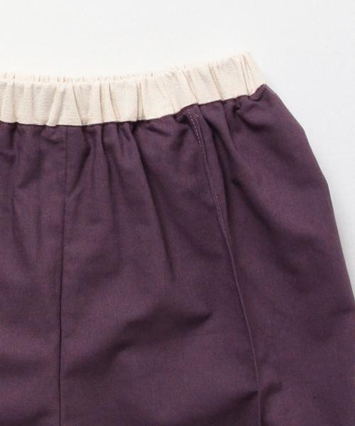 こども ビームス(コドモビームス)の「Au Clair De La Lune / ワイドショーツ (100~120cm)(その他パンツ・キッズ・ナチュラル/チャコールグレー/ピンク/バイオレット・110/100/120)」の12枚目の写真