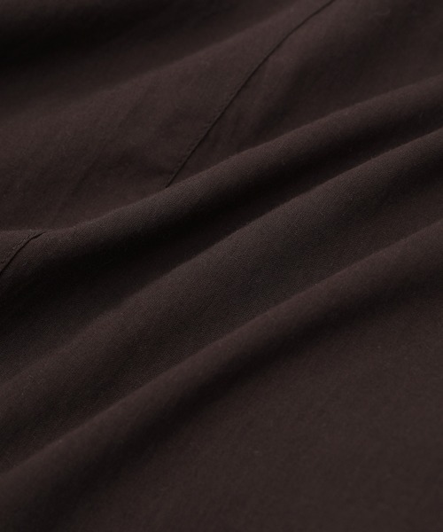 SALON adam et rope'（サロン アダム エ ロペ）の「【AAYUSHI（アユーシ） for SALON】別注ボリュームフレアハーフスリーブワンピース（ワンピース・レディース・キナリ/ダークブラウン・FREE）」の10枚目の写真