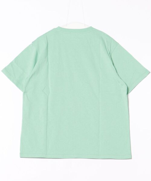 Arnold Palmer（アーノルドパーマー）の「クローバーモチーフ シェア Tシャツ（Tシャツ/カットソー・レディース・ホワイト/ミント・LL/L/M/S/XS）」の3枚目の写真