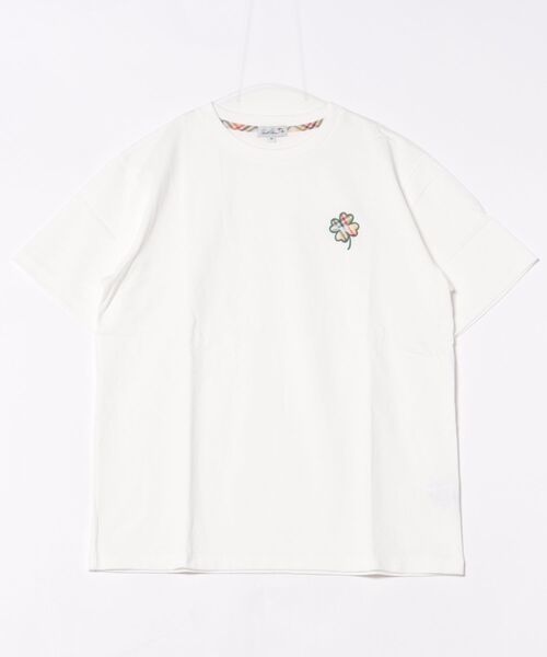 Arnold Palmer（アーノルドパーマー）の「クローバーモチーフ シェア Tシャツ（Tシャツ/カットソー・レディース・ホワイト/ミント・LL/L/M/S/XS）」の14枚目の写真