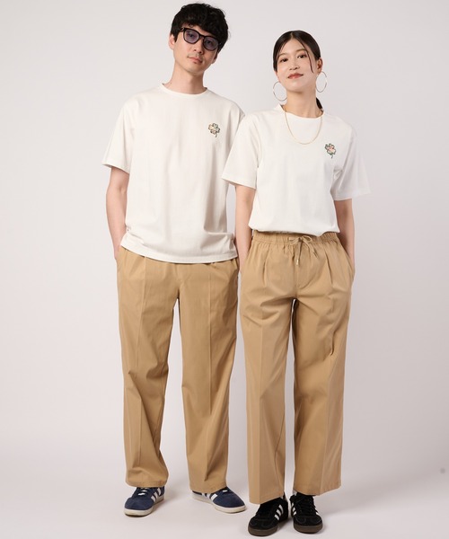 Arnold Palmer（アーノルドパーマー）の「クローバーモチーフ シェア Tシャツ（Tシャツ/カットソー・レディース・ホワイト/ミント・LL/L/M/S/XS）」の15枚目の写真