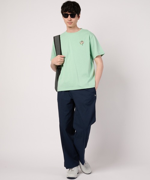Arnold Palmer（アーノルドパーマー）の「クローバーモチーフ シェア Tシャツ（Tシャツ/カットソー・レディース・ホワイト/ミント・LL/L/M/S/XS）」の5枚目の写真