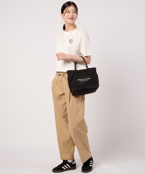 Arnold Palmer（アーノルドパーマー）の「クローバーモチーフ シェア Tシャツ（Tシャツ/カットソー・レディース・ホワイト/ミント・LL/L/M/S/XS）」の17枚目の写真