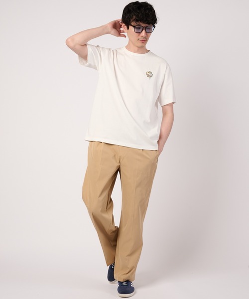 Arnold Palmer（アーノルドパーマー）の「クローバーモチーフ シェア Tシャツ（Tシャツ/カットソー・レディース・ホワイト/ミント・LL/L/M/S/XS）」の19枚目の写真